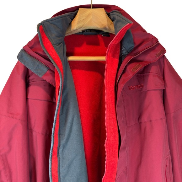 Marmot MemBrain 3 in 1 Ski Snowboard Jacket Medium Waterproof Breathable Hooded - Picture 2 of 15